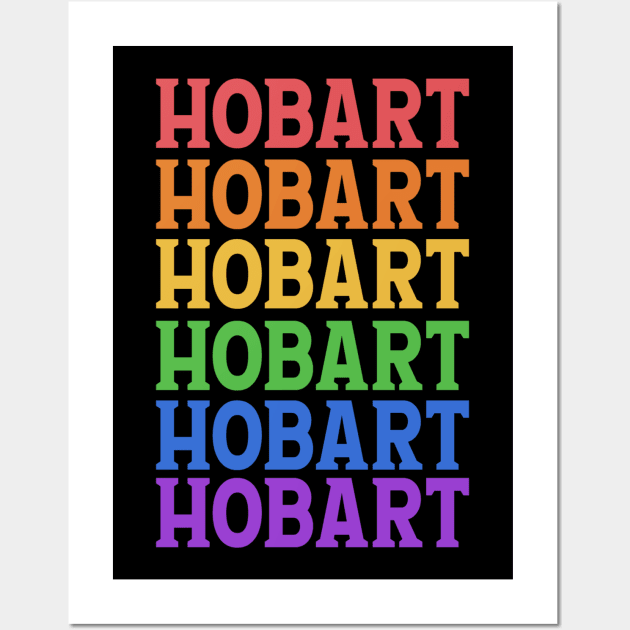 HOBART TRAVEL DESTINATION Wall Art by OlkiaArt